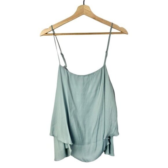 Free People Intimately Light Blue Layered Cami Tank Top M - Picture 1 of 4